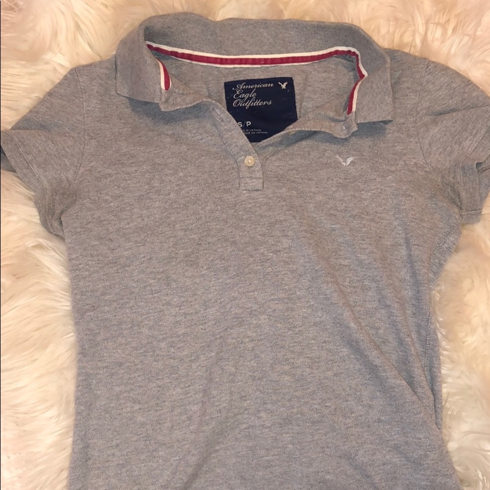 AE Grey Polo